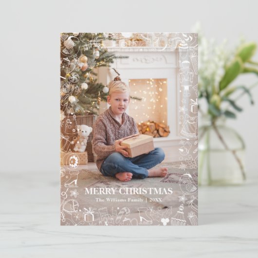 クリスマスフォトオーバーレイ シーズンカード (スタンド正面)