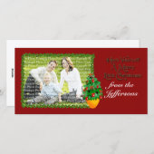 クリスマスフォトカカスタムード写真 シーズンカード (正面/裏面)