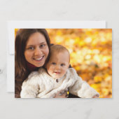 クリスマスフォトカスタムネームおもしろいかわいい シーズンカード (裏面)