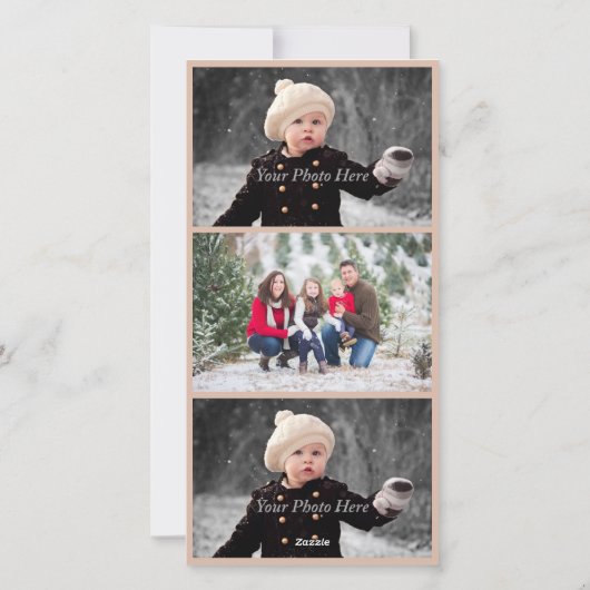 クリスマスフォトカードの恵み シーズンカード (裏面)