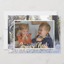 クリスマスフォトカードジョユーヌエル