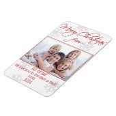 クリスマスフォトカードフレキシブルマグネット マグネット (左側)