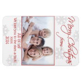 クリスマスフォトカードフレキシブルマグネット マグネット (横)