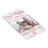 クリスマスフォトカードフレキシブルマグネット マグネット (右側)