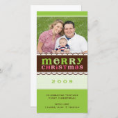 クリスマスフォトカード::キャンディフロス2 シーズンカード (正面/裏面)