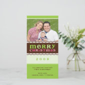 クリスマスフォトカード::キャンディフロス2 シーズンカード (スタンド正面)