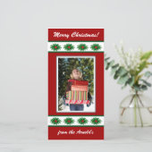 クリスマスフォトカード シーズンカード (スタンド正面)