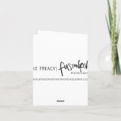 クリスマスフォトカード シーズンカード (裏面)