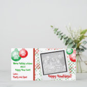 クリスマスフォトカード シーズンカード (スタンド正面)