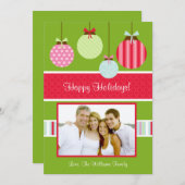 クリスマスフォトカード シーズンカード (正面/裏面)