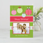 クリスマスフォトカード シーズンカード (スタンド正面)