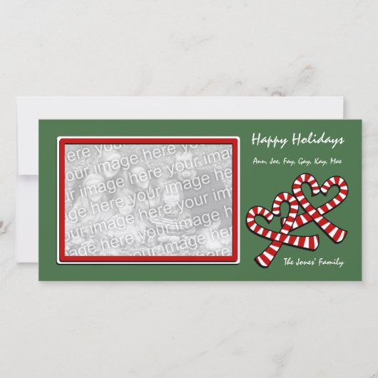 クリスマスフォトカード シーズンカード (正面)