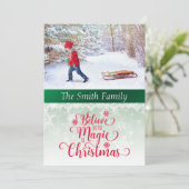 クリスマスフォトカード シーズンカード (スタンド正面)