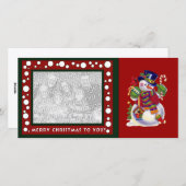 クリスマスフォトカード シーズンカード (正面/裏面)