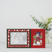 クリスマスフォトカード シーズンカード (スタンド正面)