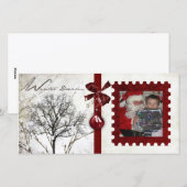クリスマスフォトカード シーズンカード (正面/裏面)