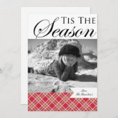 クリスマスフォトカード シーズンカード (正面/裏面)