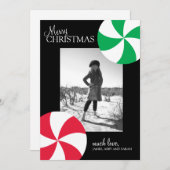 クリスマスフォトカード シーズンカード (正面/裏面)