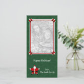 クリスマスフォトカード シーズンカード (スタンド正面)