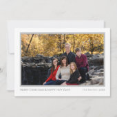 クリスマスフォトカード シーズンカード (正面)