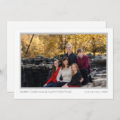 クリスマスフォトカード シーズンカード (正面/裏面)