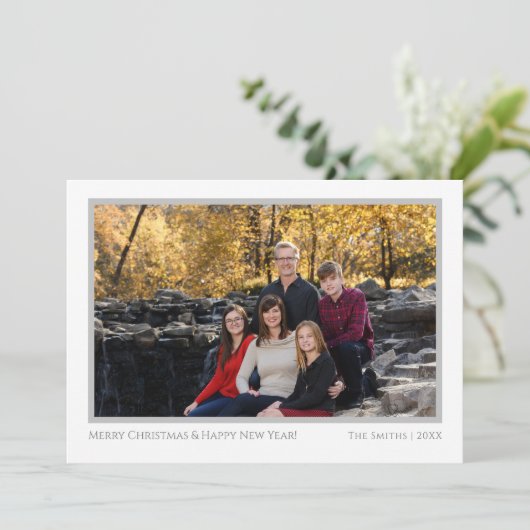 クリスマスフォトカード シーズンカード (スタンド正面)