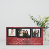 クリスマスフォトカード シーズンカード (スタンド正面)