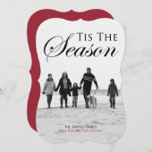 クリスマスフォトカード シーズンカード (正面/裏面)