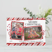 クリスマスフォトカード シーズンカード (スタンド正面)