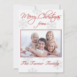 クリスマスフォトカード シーズンカード