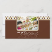 クリスマスフォトカード::ミニポット雪片2B シーズンカード (正面)