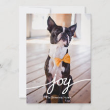 クリスマスフォトカード(手描きタイポグラフィ)