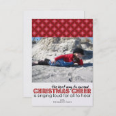 クリスマスフォトカード 招待状 (正面/裏面)