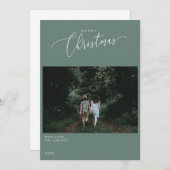 クリスマスフォトカード 招待状 (正面/裏面)
