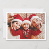 クリスマスフォトカード 招待状 (正面)