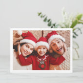 クリスマスフォトカード 招待状 (スタンド正面)