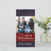 クリスマスフォトカード(4x8) シーズンカード (スタンド正面)