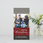 クリスマスフォトカード(4x8) シーズンカード (スタンド正面)