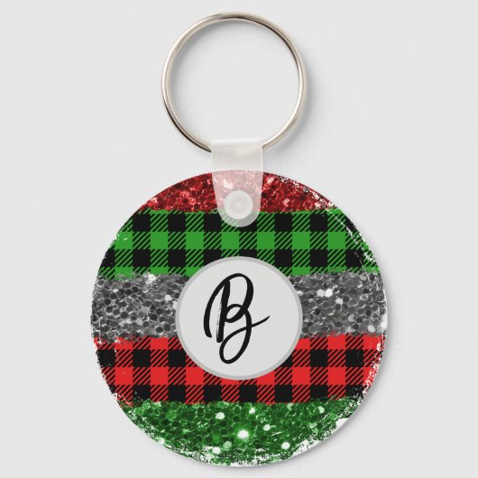 クリスマスフォトキーチェーン キーホルダー (正面)