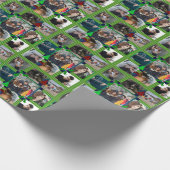 クリスマスフォトギフトラップ9枚HAMbyWG ラッピングペーパー (角)