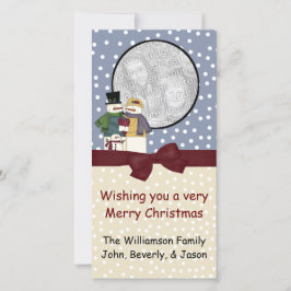 クリスマスフォトグリーティングカード シーズンカード