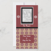 クリスマスフォトグリーティングカード シーズンカード (正面)