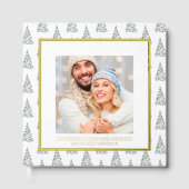 クリスマスフォトゲストブックウォーターカラーツリー ゲストブック (正面)