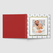 クリスマスフォトゲストブックウォーターカラーツリー ゲストブック (全面)