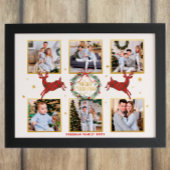 クリスマスフォトコラージファミリーキープサケプリント フォトプリント