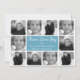 クリスマスフォトコラージュカード |休日 シーズンカード