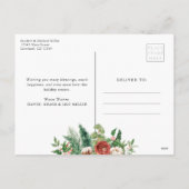 クリスマスフォトコラージュ シーズンポストカード (裏面)