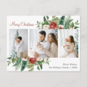 クリスマスフォトコラージュ シーズンポストカード (正面)