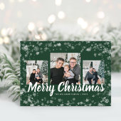クリスマスフォトコラージュ ポストカード