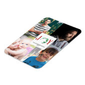 クリスマスフォトコラージュJoyファミリー写真 マグネット (左側)